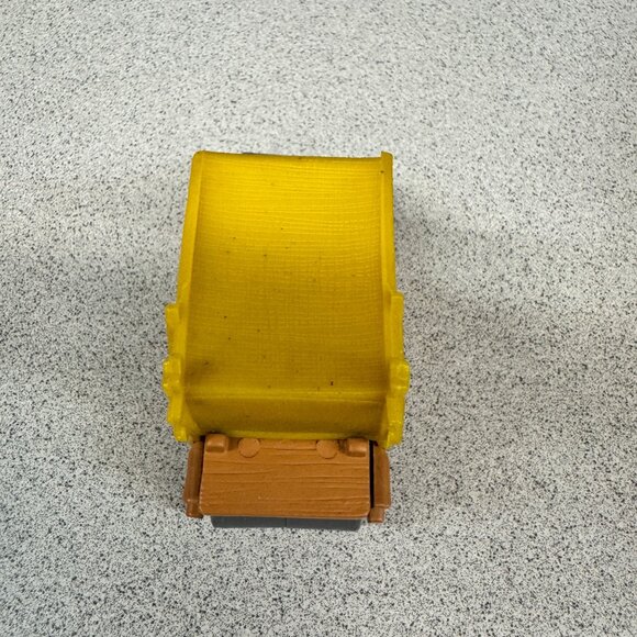 Flinstones Car Vintage 1990 Hanna-Barbera Toy Vehicle Yellow Canopy Flintmobile - Picture 5 of 6